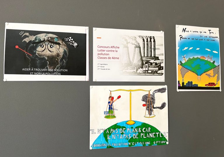 Projet affiche : Lutter contre la pollution de l’air - Lycée français